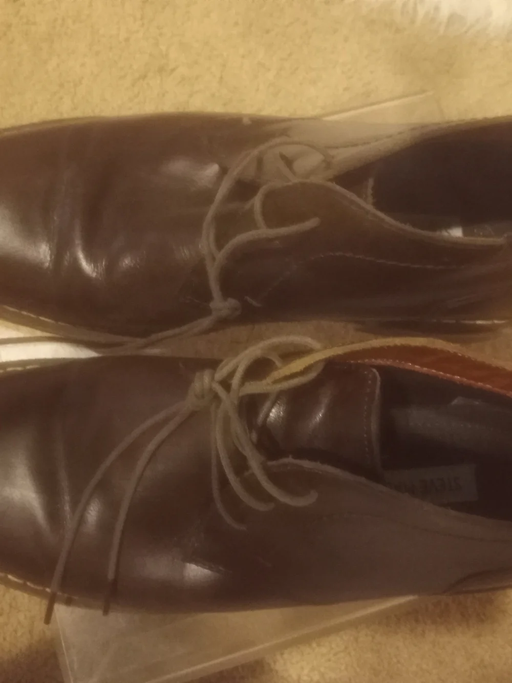 Steve Madden Brown Leather Chukka Boots